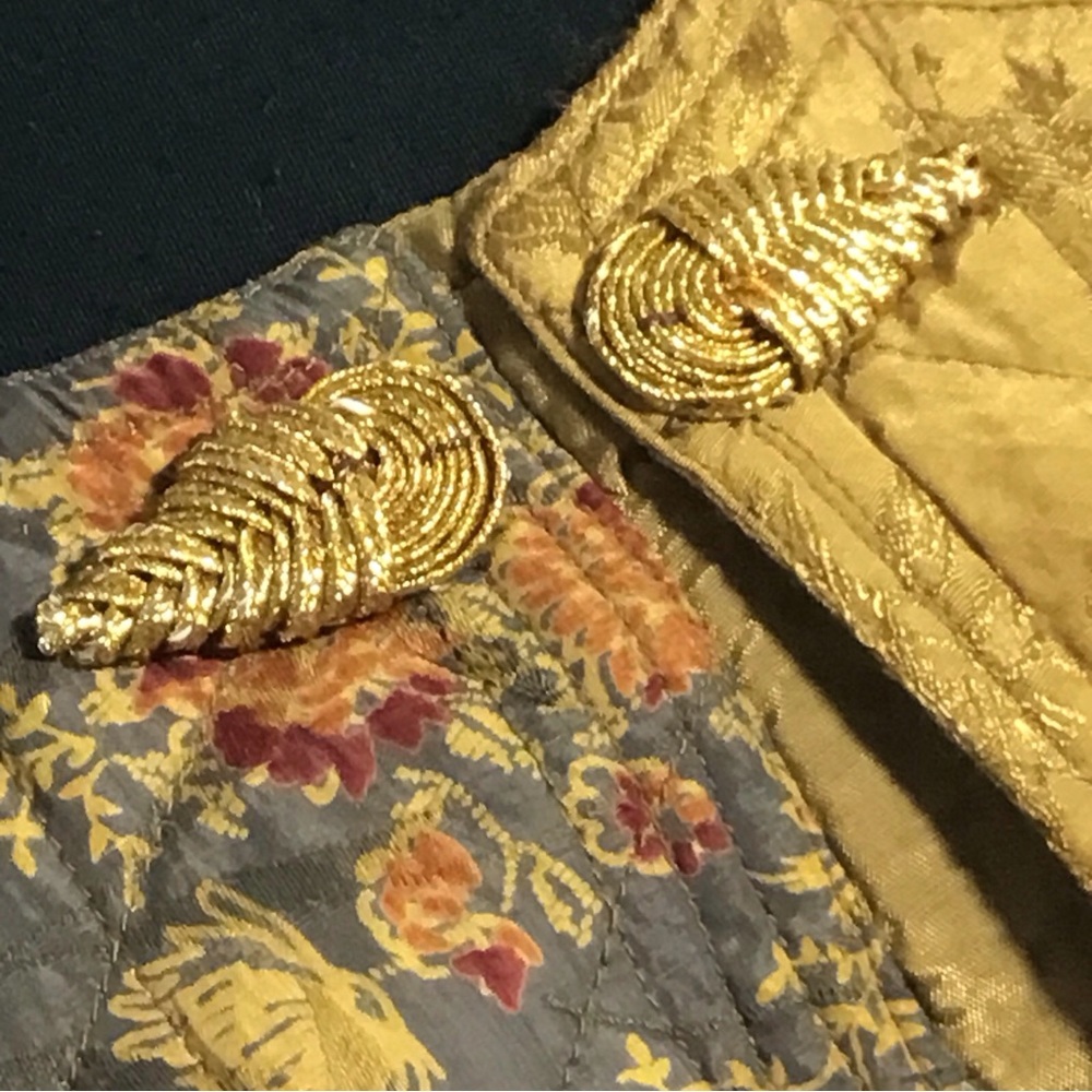 Celeste Patchwork Jacket Art-Sy Gold Metallic Clo… - image 5